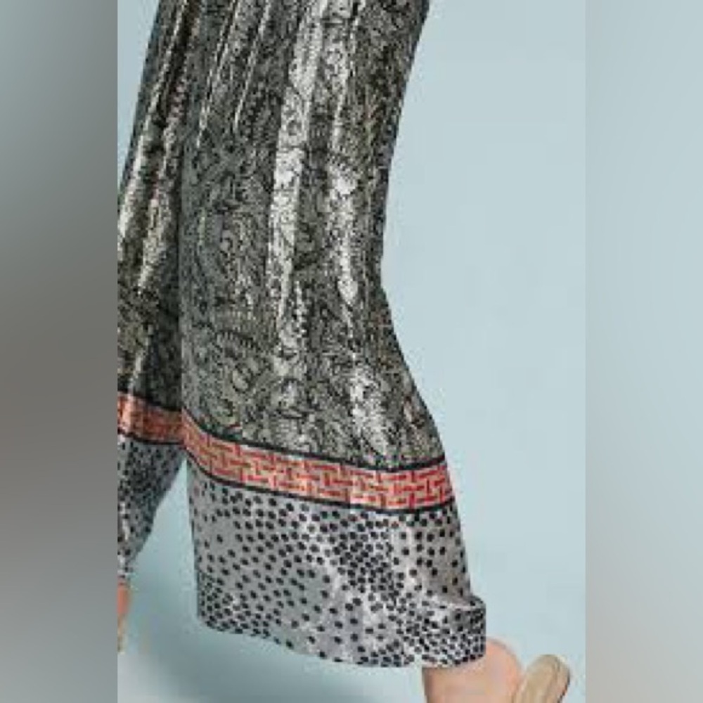 Blank London Anthropologie Velvet Dove Wide Leg Pants XS EUC - Picture 3 of 11